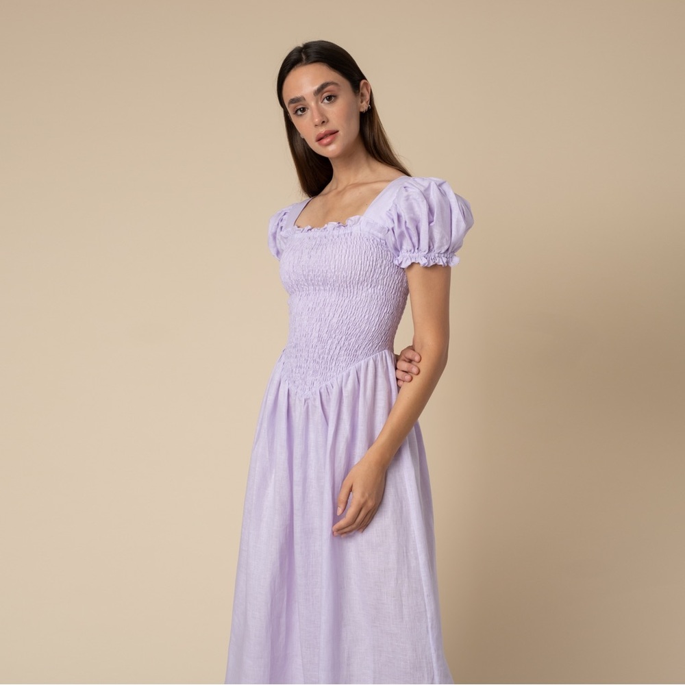 SLEEPER Women's Belle Linen Dress